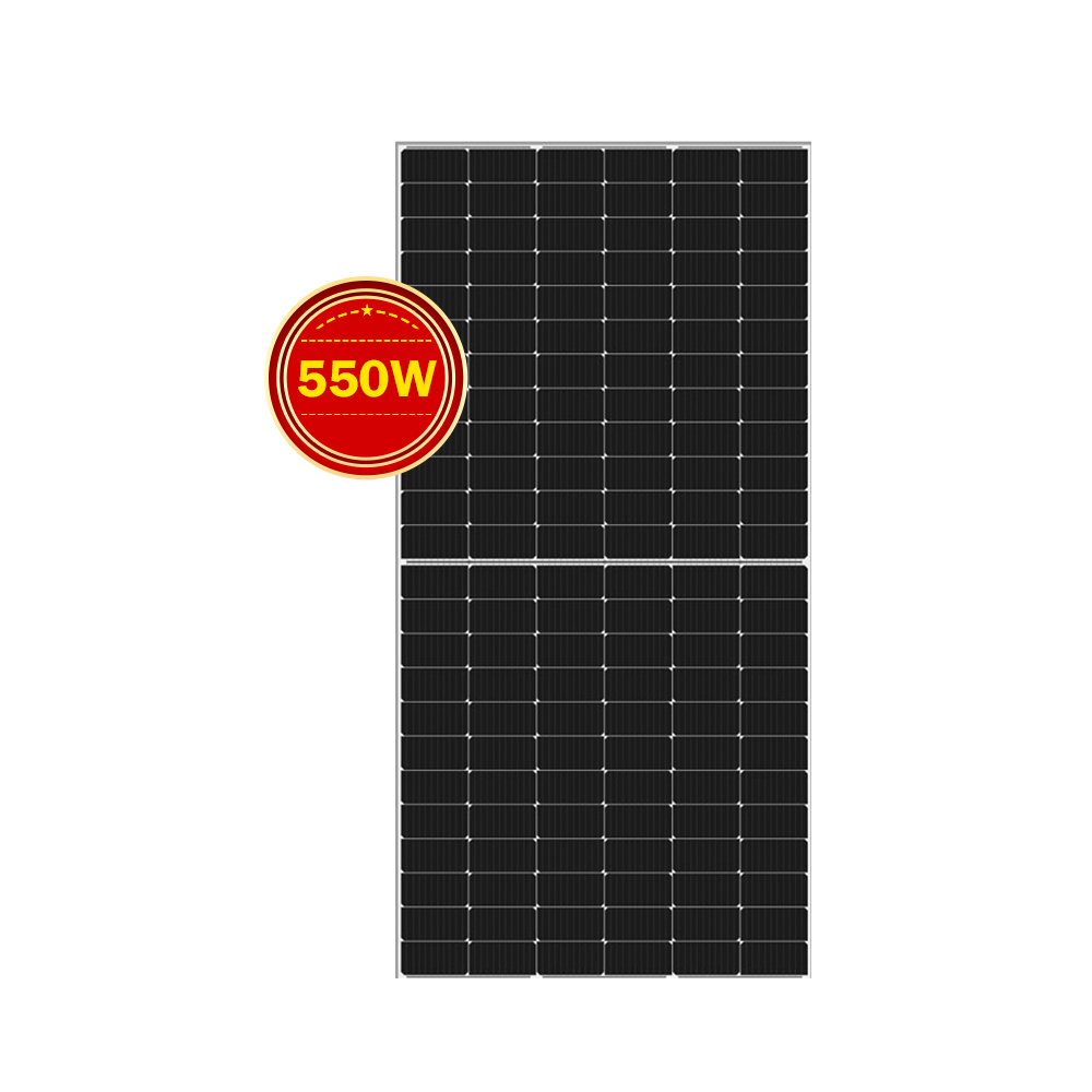 Panel solar de módulo monocristalino de alta calidad 550W para sistema de panel solar