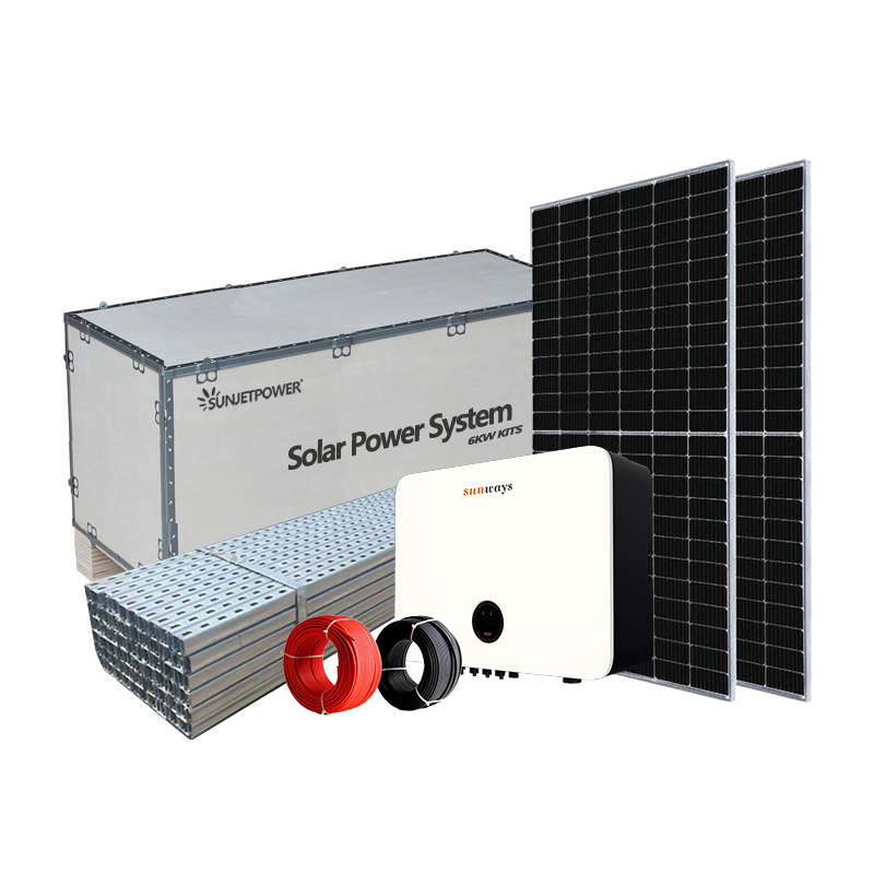 Sistema de energía solar con energía solar duradera en el sistema solar de rejilla para aplicaciones domésticas